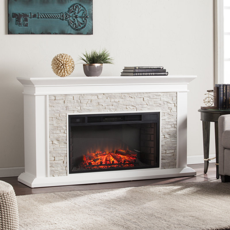 Darby Home Co Simulated Electric Fireplace & Reviews Wayfair
